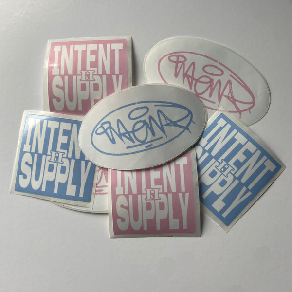 Intent X Intent II Supply Stickers